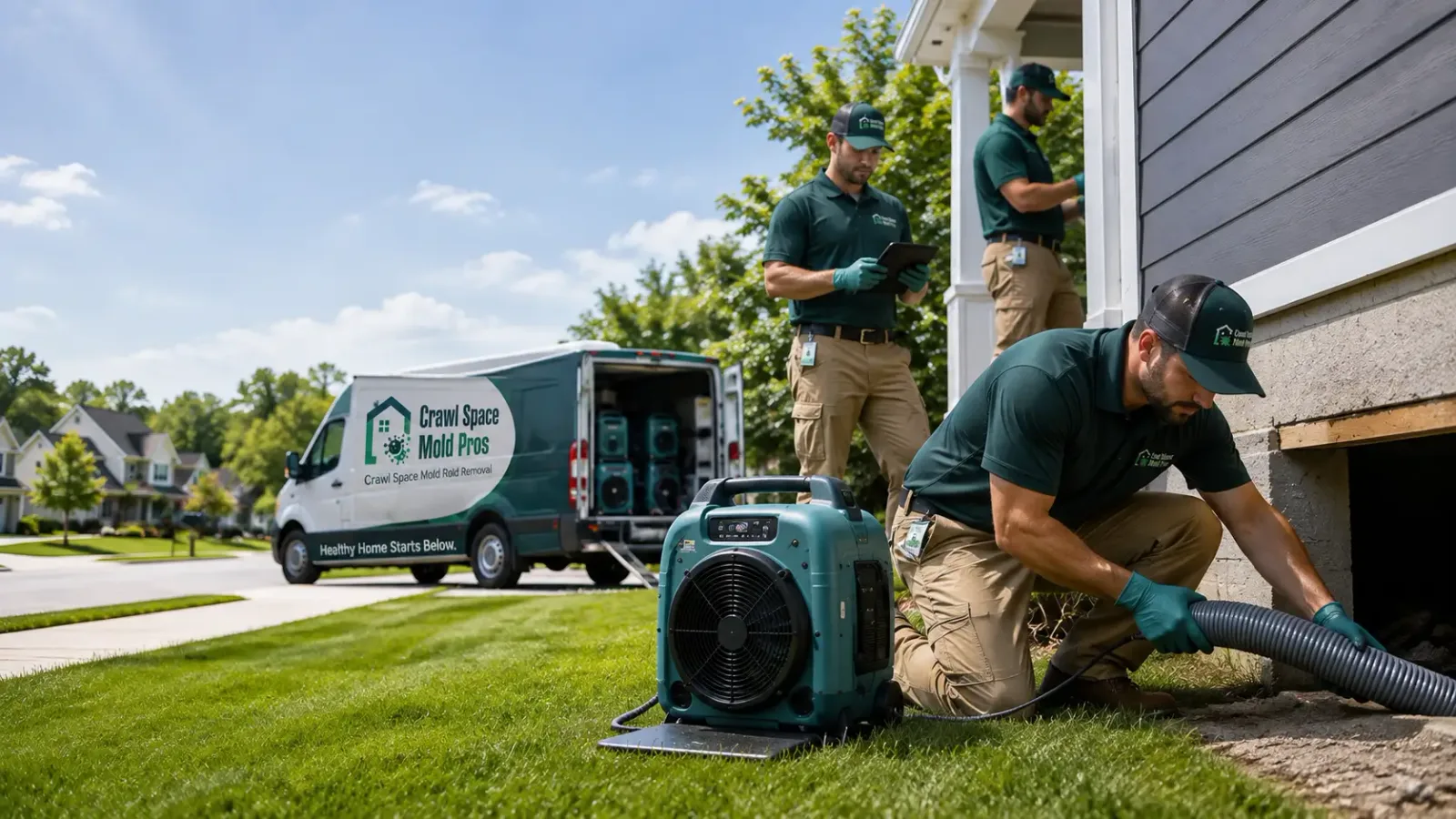 Crawl Space Mold Removal in Fall City, WA